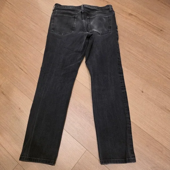 Everlane Uniform Slim 4-Way Stretch Organic Jeans Mens Fits 32x29 Faded Black - Picture 12 of 14